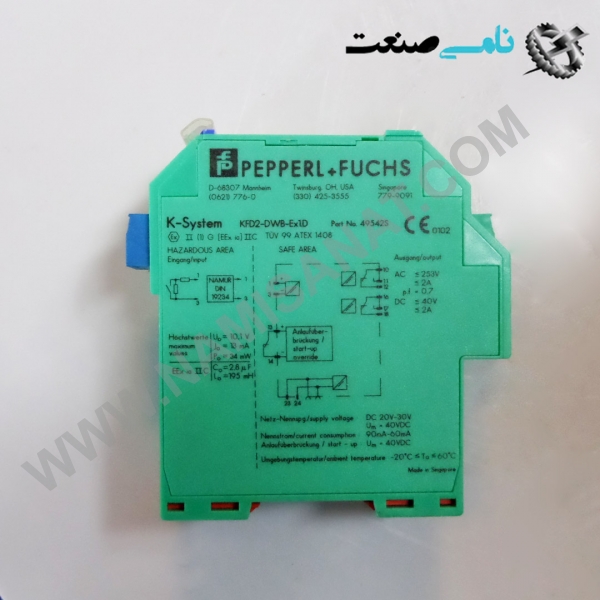 KFD2-DWB-EX1.D, واردات قطعات ,PEPERL FUCHS نامی صنعت,تجهیزات صنعتی,نمایندگی فروش سایر برند ها,نمایندگی فوش ایر برند های ABB,NAMISANAT,IFM,پترو شیمی ,فولاد,شرکت بازرگانی,نامی ,صنعت, سسایر سیستم ها,سیستم ها ,وکانکتور,مانیتور ind.electronics,الکترونیک صنعتی, MEASUREMENT , واردات قطعات KFD2-DWB-EX1.D,KFD2-DWB-EX1,KFD2-DWB,KFD2-DW,KFD2-D,KFD2,
