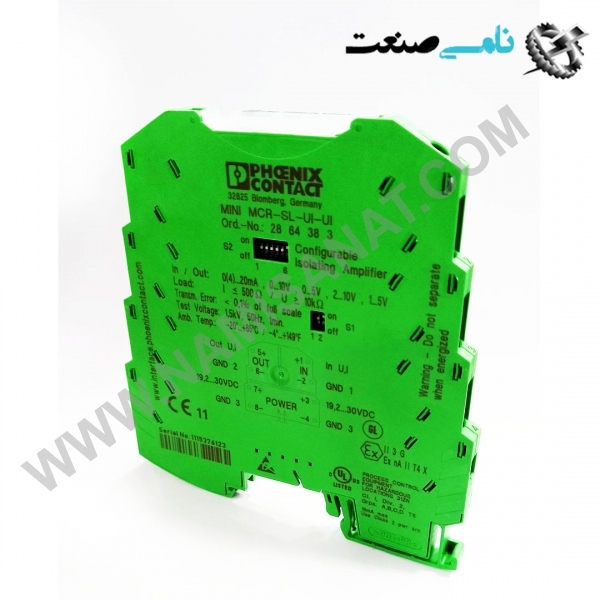 MINI MCR-SL-UI-UI, ,ind.electronics,الکترونیک صنعتی, MEASUREMENT ,&INSTRUMENT,اندازه گیری و ابزار دقیق ind.power,برق صنعتی , Induction welding,,جوش القایی, hydraulic-pneumatic,,هیدرولیک-پنوماتیک,واردات قطعات ,PEPERL FUCHS نامی صنعت,تجهیزات صنعتی,نمایندگی فروش سایر برند ها,نمایندگی فوش ایر برند های ABB,NAMISANAT,IFM,پترو شیمی ,فولاد,شرکت بازرگانی,نامی ,صنعت, سسایر سیستم ها,سیستم ها ,وکانکتور,مانیتور  ind.electronics,الکترونیک صنعتی,Encoders MEASUREMENT ,&INSTRUMENT,اندازه گیری و ابزار دقیق ind.power,برق صنعتی , Induction welding,,جوش القایی, hydraulic-pneumatic,,هیدرولیک-پنوماتیک,                              واردات قطعاتensor, سنسور مغناطیسی, Reflex Sensor, سنسور واکنش,	 Ultrasonic Sensor , سنسور اولتراسونیک, Vision Sensor , سنسور بینایی, Photoelectric Sensor and Proximity Sensor , سنسور فتوالکتریک و مجاورت, Proximity Sensor, سنسور مجاورت	, Flow Sensor ,سنسور جریان, Temperature Sensor , سنسور دما	, Touch Sensor , سنسور لمسی	 Fiber Optic Sensor, سنسور فیبر نوری	 Magnetic Sensors , Cylinder Sensor, سنسور مغناطیسی - سنسور سیلندری,	 Pressure Sensor, سنسور فشار,   Photoelectric Sensor , سنسور فتوالکتریک	, Valve Sensor , سنسور سوپاپ	, Level Sensor , سنسور سطح, Capacitive Sensor ,سنسور خازنی,	 Inductive sensor ,سنسور القای mini mcr-sl-ui-ui.mini mcr-sl-ui-u.mini mcr-sl-ui.mini mcr-sl-u.mini mcr-sl.mini mcr-s. phoenix contact MINI MCR-SL-UI-UI(-SP)(-NC) Configurable 3-Way Isolating Amplifier Amplifier