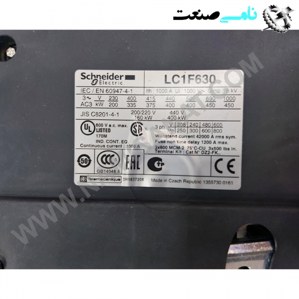LC1F630, واردات قطعات ,PEPERL FUCHS نامی صنعت,تجهیزات صنعتی,نمایندگی فروش سایر برند ها,نمایندگی فوش ایر برند های ABB,NAMISANAT,IFM,پترو شیمی ,فولاد,شرکت بازرگانی,نامی ,صنعت, سسایر سیستم ها,سیستم ها ,وکانکتور,مانیتور   ind.electronics,الکترونیک صنعتی,Encoders MEASUREMENT ,&INSTRUMENT,اندازه گیری و ابزار دقیق ind.power,برق صنعتی , Induction welding,,جوش القایی, hydraulic-pneumatic,,هیدرولیک-پنوماتیک,                              محصولات الکترونیکی سایر محصولات   LC1F630 LC1F63 LC1F6 LC1F6 LC1 LC1 LC L  CONTACTOR SCHNEIDER