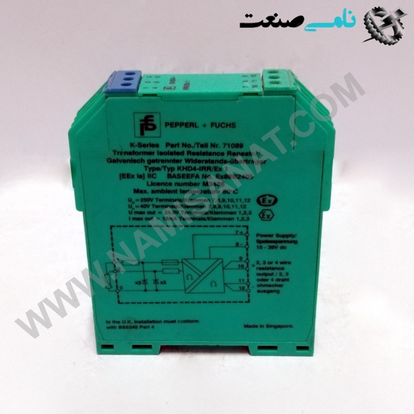 KHD4-IRR/EX1, واردات قطعات ,PEPERL FUCHS نامی صنعت,تجهیزات صنعتی,نمایندگی فروش سایر برند ها,نمایندگی فوش ایر برند های ABB,NAMISANAT,IFM,پترو شیمی ,فولاد,شرکت بازرگانی,نامی ,صنعت, سسایر سیستم ها,سیستم ها ,وکانکتور,مانیتور  ind.electronics,الکترونیک صنعتی,Encoders MEASUREMENT ,&INSTRUMENT,اندازه گیری و ابزار دقیق ind.power,برق صنعتی , Induction welding,,جوش القایی, hydraulic-pneumatic,,هیدرولیک KHD4-IRR,EX1,KHD4-IRR,EX,KHD4-IRR,E,KHD4-IRR,,KHD4-IRR,KHD4-IR,KHD4-IR,KHD4-I,KHD4-,KHD4,KHD,KH PEPPERL+FUCHS,P+F RELAY,RELAYS SSR,RELAYS,IND.POWER,OTHER RELAY,Switch Amplifier,POWER SUPPLY,kFD2-E82,kFD2-E8,kFD2-E,kFD2-,kFD,kF,k, namisanat,نامی صنعت,تجهیزات صنعتی,نمایندگی فروش سایر برند ها,نمایندگی فوش ایر برند های ABB,IFM,پترو شیمی ,فولاد,شرکت بازرگانی,Ind.automation,اتوماسیون صنعتی, ind.electronics,الکترونیک صنعتی, MEASUREMENT ,&INSTRUMENT,اندازه گیری و ابزار دقیق ind.power,برق صنعتی , Induction welding,,جوش القایی,KSD2-BL-4,KSD2-BL-,KSD2-BL,KSD2-B,KSD2-,KSD,KS,k,K, hydraulic-pneumatic,,هیدرولیک-پنوماتیک,KFD2-SOT2-EX1.LB,KFD2-SOT2-EX1.,KFD2-SOT2-EX,KFD2-SOT2-E,KFD2-,KFD2-S,KFD,KF,K,KFD2-ST2-EX2,KFD2-ST2-EX,KFD2-ST2-E,KFD2-ST2-,KFD2-ST,KF,KFD,K, واردات قطعات , Flow Sensor , سنسور جریان,HDA4745-A-400-000,HDA4745-A-400-00,HDA4745-A-400,HDA4745-A-40,HDA4745-A-4,HDA4745-A-,HDA4745-A,HDA4745-,HDA474,HDA47,HDA4,HDA,HD,H,KFD2-PT2-EX1,KFD2-PT2-EX,KFD2-PT2-E,KFD2-PT2-,KFD2-PT2,KFD2-PT,KFD2-P,KFD2-,KFD2,KFD,KF,K,Potentiometer Converter KFD2-PT2-Ex1 < 1-channel isolated barrier < 24 V DC supply (Power Rail),KFD2-STC4-EX1,KFD2-STC4-E,KFD2-STC4-,KFD2-STC4,KFD2-ST,KFD2-S,KFD2-,KFD2,KFD,KF,K, < Potentiometer input < Voltage output 0 V ... 10 V,KFD2-SR2-EX2 ,KFD2-SR2-EX2,KFD2-SR2-EX,KFD2-SR2-E,KFD2-SR2-,KFD2-SR,KFD2-S,KFD2-,KFD,KF,K,Switch Amplifier KFD2-SR2-Ex2.W < 2-channel isolated barrier < 24 V DC supply (Power Rail),SMART Transmitter Power Supply KFD2-STC4-Ex1.2O < 1-channel isolated barrier < 24 V DC supply (Power Rail) < Input 2-wire and 3-wire SMART transmitters and 2-wire SMART current sources < Signal splitter (1 input and 2 outputs) < Dual output 0,4 mA ... 20 mA < Terminal blocks with test sockets < Up to SIL 3 acc. to IEC 61508 < Dry contact or NAMUR inputs < Relay contact output < Line fault detection (LFD) < Reversible mode of operation < Up to SIL 2 acc. to IEC 61508,IEC 61511  < Lead resistance compensation adjustment < Accuracy 0.05 % < Up to SIL 2 acc. to IEC 61508,KFD2-RR-EX,KFD2-RR-E,KFD2-RR-,KFD2-RR,KFD2-R,KFD2-,KFD2,KFD,KFD2-RR-EX1KF,K,,• 1-channel isolated barrier • 24 V DC supply (Power Rail) • Resistance and RTD input (Pt100, Pt500, Pt1000) • Resistance output • Accuracy ,KFD2-STC4-EX120,KFD2-STC4-EX12,KFD2-STC4-EX1,KFD2-STC4-EX,KFD2-STC4-E,KFD2-S,KFD2-STC4,KFD2-,KFD2-STC,KFD2-S,KFD2-,KF,K, • Line fault detection (LFD) for Pt100 • Housing width 12.5 mm, ,پی +اف,پپرل فوکس,پپرل فاکس,,برق صنعتی,رله,رله اس اس آر,سایر رله ها