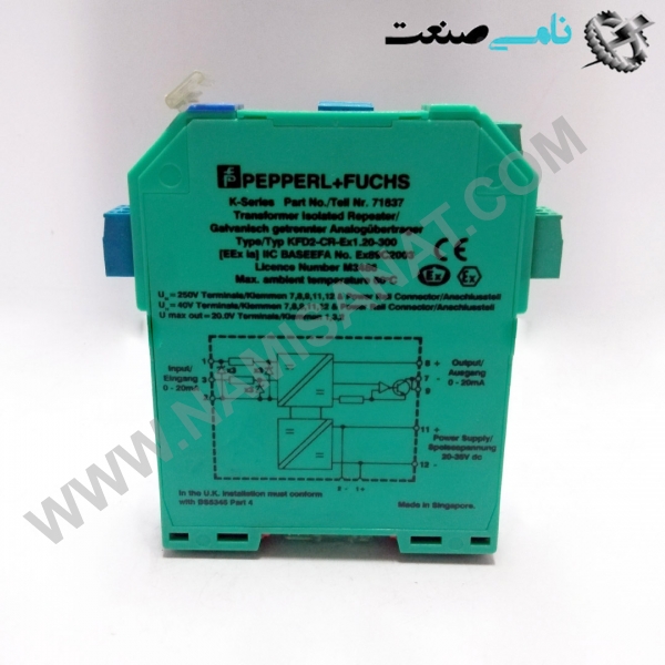 KFD2-CR-EX1.20-300, واردات قطعات ,PEPERL FUCHS نامی صنعت,تجهیزات صنعتی,نمایندگی فروش سایر برند ها,نمایندگی فوش ایر برند های ABB,NAMISANAT,IFM,پترو شیمی ,فولاد,شرکت بازرگانی,نامی ,صنعت, سسایر سیستم ها,سیستم ها ,وکانکتور,مانیتور  ind.electronics,الکترونیک صنعتی,Encoders MEASUREMENT ,&INSTRUMENT,اندازه گیری و ابزار دقیق ind.power,برق صنعتی , Induction welding,,جوش القایی, hydraulic-pneumatic,,هیدرولیک KFD2-CR-EX1.20-300,KFD2-CR-EX1.20-30,KFD2-CR-EX1.20-3,KFD2-CR-EX1.20-,KFD2-CR-EX1.20,KFD2-CR-EX1.2,KFD2-CR-EX1.,KFD2-CR-EX1,KFD2-CR-EX,KFD2-CR-E,KFD2-CR-,KFD2-CR,KFD2-C,KFD2-,KFD2,KFD,KF PEPPERL+FUCHS,P+F RELAY,RELAYS SSR,RELAYS,IND.POWER,OTHER RELAY,Switch Amplifier,POWER SUPPLY,kFD2-E82,kFD2-E8,kFD2-E,kFD2-,kFD,kF,k, namisanat,نامی صنعت,تجهیزات صنعتی,نمایندگی فروش سایر برند ها,نمایندگی فوش ایر برند های ABB,IFM,پترو شیمی ,فولاد,شرکت بازرگانی,Ind.automation,اتوماسیون صنعتی, ind.electronics,الکترونیک صنعتی, MEASUREMENT ,&INSTRUMENT,اندازه گیری و ابزار دقیق ind.power,برق صنعتی , Induction welding,,جوش القایی,KSD2-BL-4,KSD2-BL-,KSD2-BL,KSD2-B,KSD2-,KSD,KS,k,K, hydraulic-pneumatic,,هیدرولیک-پنوماتیک,KFD2-SOT2-EX1.LB,KFD2-SOT2-EX1.,KFD2-SOT2-EX,KFD2-SOT2-E,KFD2-,KFD2-S,KFD,KF,K,KFD2-ST2-EX2,KFD2-ST2-EX,KFD2-ST2-E,KFD2-ST2-,KFD2-ST,KF,KFD,K, واردات قطعات , Flow Sensor , سنسور جریان,HDA4745-A-400-000,HDA4745-A-400-00,HDA4745-A-400,HDA4745-A-40,HDA4745-A-4,HDA4745-A-,HDA4745-A,HDA4745-,HDA474,HDA47,HDA4,HDA,HD,H,KFD2-PT2-EX1,KFD2-PT2-EX,KFD2-PT2-E,KFD2-PT2-,KFD2-PT2,KFD2-PT,KFD2-P,KFD2-,KFD2,KFD,KF,K,Potentiometer Converter KFD2-PT2-Ex1 < 1-channel isolated barrier < 24 V DC supply (Power Rail),KFD2-STC4-EX1,KFD2-STC4-E,KFD2-STC4-,KFD2-STC4,KFD2-ST,KFD2-S,KFD2-,KFD2,KFD,KF,K, < Potentiometer input < Voltage output 0 V ... 10 V,KFD2-SR2-EX2 ,KFD2-SR2-EX2,KFD2-SR2-EX,KFD2-SR2-E,KFD2-SR2-,KFD2-SR,KFD2-S,KFD2-,KFD,KF,K,Switch Amplifier KFD2-SR2-Ex2.W < 2-channel isolated barrier < 24 V DC supply (Power Rail),SMART Transmitter Power Supply KFD2-STC4-Ex1.2O < 1-channel isolated barrier < 24 V DC supply (Power Rail) < Input 2-wire and 3-wire SMART transmitters and 2-wire SMART current sources < Signal splitter (1 input and 2 outputs) < Dual output 0,4 mA ... 20 mA < Terminal blocks with test sockets < Up to SIL 3 acc. to IEC 61508 < Dry contact or NAMUR inputs < Relay contact output < Line fault detection (LFD) < Reversible mode of operation < Up to SIL 2 acc. to IEC 61508,IEC 61511  < Lead resistance compensation adjustment < Accuracy 0.05 % < Up to SIL 2 acc. to IEC 61508,KFD2-RR-EX,KFD2-RR-E,KFD2-RR-,KFD2-RR,KFD2-R,KFD2-,KFD2,KFD,KFD2-RR-EX1KF,K,,• 1-channel isolated barrier • 24 V DC supply (Power Rail) • Resistance and RTD input (Pt100, Pt500, Pt1000) • Resistance output • Accuracy ,KFD2-STC4-EX120,KFD2-STC4-EX12,KFD2-STC4-EX1,KFD2-STC4-EX,KFD2-STC4-E,KFD2-S,KFD2-STC4,KFD2-,KFD2-STC,KFD2-S,KFD2-,KF,K, • Line fault detection (LFD) for Pt100 • Housing width 12.5 mm, ,پی +اف,پپرل فوکس,پپرل فاکس,,برق صنعتی,رله,رله اس اس آر,سایر رله ها