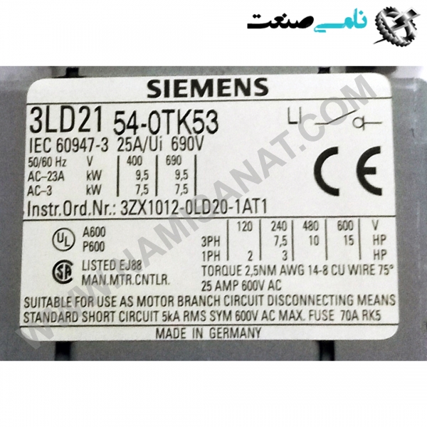 3LD2154-0TK53, واردات قطعات ,PEPERL FUCHS نامی صنعت,تجهیزات صنعتی,نمایندگی فروش سایر برند ها,نمایندگی فوش ایر برند های ABB,NAMISANAT,IFM,پترو شیمی ,فولاد,شرکت بازرگانی,نامی ,صنعت, سسایر سیستم ها,سیستم ها ,وکانکتور,مانیتور  ind.electronics,الکترونیک صنعتی,Encoders MEASUREMENT ,&INSTRUMENT,اندازه گیری و ابزار دقیق ind.power,برق صنعتی , Induction welding,,جوش القایی, hydraulic-pneumatic,,هیدرولیک 3LD2154-0TK53,3LD2154-0TK5,3LD2154-0TK,3LD2154-0T,3LD2154-0,3LD2154-,3LD2154,3LD215,3LD21,3LD2,3LD,3L SIEMENS SWITCH,DISCONNECTOR,SENTRON,IND.POWER,NAMISANAT.CO,OTHER SWITCH,GERMANY,CIRCUIT زیمنس,آلمانی,سوییچ,سوییچ دیسکانکتور,برق صنعتی,سایر سوییچ,