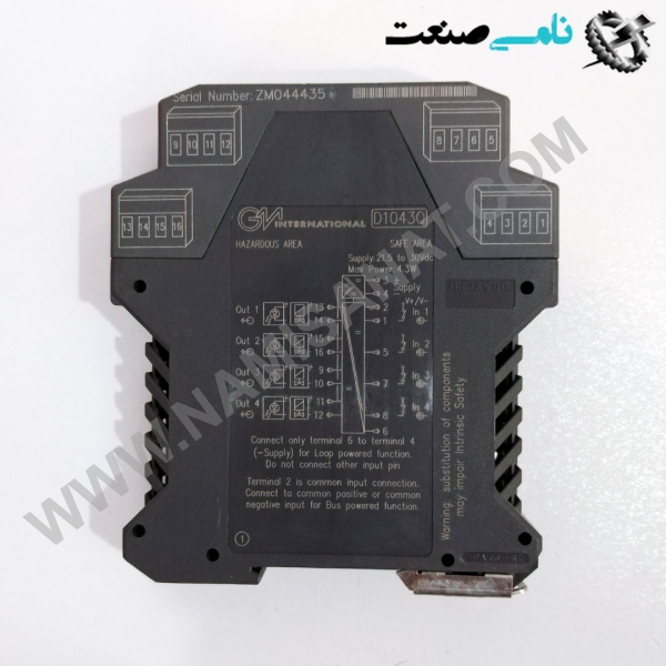 D1043Q, واردات قطعات ,PEPERL FUCHS نامی صنعت,تجهیزات صنعتی,نمایندگی فروش سایر برند ها,نمایندگی فوش ایر برند های ABB,NAMISANAT,IFM,پترو شیمی ,فولاد,شرکت بازرگانی,نامی ,صنعت, سسایر سیستم ها,سیستم ها ,وکانکتور,مانیتور  ind.electronics,الکترونیک صنعتی,Encoders MEASUREMENT ,&INSTRUMENT,اندازه گیری و ابزار دقیق ind.power,برق صنعتی , Induction welding,,جوش القایی, hydraulic-pneumatic,,هیدرولیک  D1043Q,D1043,D104,D10,D1 GM INTERNATIONAL TERMINAL,IND.POWER,NAMISANAT.CO,SIL 3 - SIL 2 Digital Output Loop , Bus Powered DIN-Rail,https:,,www.namisanat.com,per,,RELAY, ترمینال,برق صنعتی,رله,    D1043Q,D1043,D104,D10,D1,D,TERMINAL,IND.POWER,SIL 3 - SIL 2 Digital, Output, Loop , Bus Powered, DIN-Rail ,SIL 3 - SIL 2 Digital Output Loop , Bus Powered DIN-Rail ,D1043Q نامی صنعت,تجهیزات صنعتی, برق صنعتی,GM,