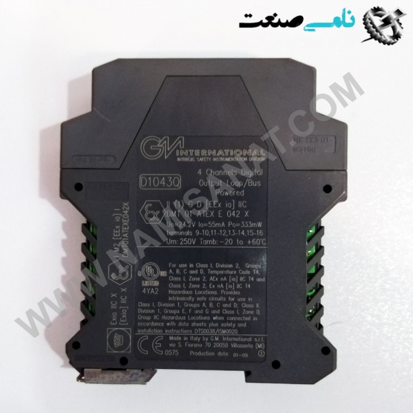 D1043Q, واردات قطعات ,PEPERL FUCHS نامی صنعت,تجهیزات صنعتی,نمایندگی فروش سایر برند ها,نمایندگی فوش ایر برند های ABB,NAMISANAT,IFM,پترو شیمی ,فولاد,شرکت بازرگانی,نامی ,صنعت, سسایر سیستم ها,سیستم ها ,وکانکتور,مانیتور  ind.electronics,الکترونیک صنعتی,Encoders MEASUREMENT ,&INSTRUMENT,اندازه گیری و ابزار دقیق ind.power,برق صنعتی , Induction welding,,جوش القایی, hydraulic-pneumatic,,هیدرولیک  D1043Q,D1043,D104,D10,D1 GM INTERNATIONAL TERMINAL,IND.POWER,NAMISANAT.CO,SIL 3 - SIL 2 Digital Output Loop , Bus Powered DIN-Rail,https:,,www.namisanat.com,per,,RELAY, ترمینال,برق صنعتی,رله,    D1043Q,D1043,D104,D10,D1,D,TERMINAL,IND.POWER,SIL 3 - SIL 2 Digital, Output, Loop , Bus Powered, DIN-Rail ,SIL 3 - SIL 2 Digital Output Loop , Bus Powered DIN-Rail ,D1043Q نامی صنعت,تجهیزات صنعتی, برق صنعتی,GM,