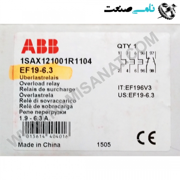 1SAX121001R1104/EF19-6.3, واردات قطعات ,PEPERL FUCHS نامی صنعت,تجهیزات صنعتی,نمایندگی فروش سایر برند ها,نمایندگی فوش ایر برند های ABB,NAMISANAT,IFM,پترو شیمی ,فولاد,شرکت بازرگانی,نامی ,صنعت, سسایر سیستم ها,سیستم ها ,وکانکتور,مانیتور  ind.electronics,الکترونیک صنعتی,Encoders MEASUREMENT ,&INSTRUMENT,اندازه گیری و ابزار دقیق ind.power,برق صنعتی , Induction welding,,جوش القایی, hydraulic-pneumatic,,هیدرولیک  1SAX121001R1104,EF19-6.3,1SAX121001R1104,EF19-6.1SAX121001R1104,EF19-6,1SAX121001R1104,EF19-,1SAX121001R1104,EF19,1SAX121001R1104,EF1,1SAX121001R1104,EF,1SAX121001R1104,E,1SAX121001R1104,,1SAX121001R1104,1SAX121001R110,1SAX121001R11,1SAX121001R1,1SAX121001R,1SAX121001,1SAX12100,1SAX1210,1SAX121,1SAX12,1SAX1,1SAX ABB,CONTACTOR,CONNECTOR,SOCKET,IND.POWER,BIMETAL,thermal overload relay,NAMISANAT.CO,https:,,www.namisanat.com,per,,Contactor Relay,Block Contactor,AX09-30-01-80 220-230V50Hz,230-240V60Hz Contactor,Acessórios para Mini Contatores,Auxiliary Contact,Thermal Overload Relay, Electronic Overload Relay ای بی بی,کنتاکتور,کنتاکتور ای بی بی,لوازم جانبی برای مینی کانکتور,کانکتور,سوکت,برق صنعتی,تماس کمکی,بی متال,رله اضافه بار الکترونیکی,رله کنتاکتور,رله اضافه بار حرارتی,