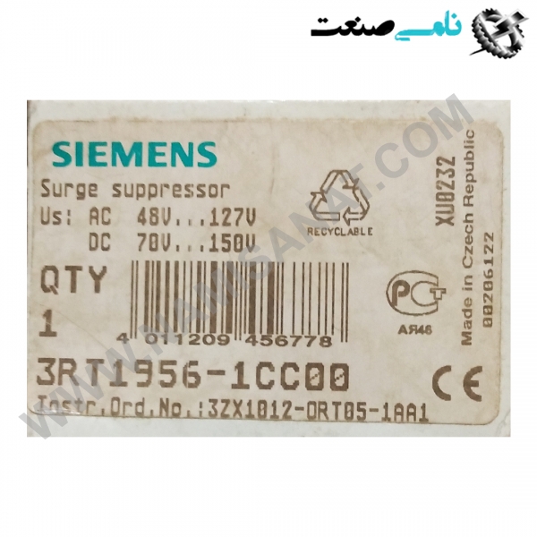 3RT1956-1CC00, واردات قطعات ,PEPERL FUCHS نامی صنعت,تجهیزات صنعتی,نمایندگی فروش سایر برند ها,نمایندگی فوش ایر برند های ABB,NAMISANAT,IFM,پترو شیمی ,فولاد,شرکت بازرگانی,نامی ,صنعت, سسایر سیستم ها,سیستم ها ,وکانکتور,مانیتور  ind.electronics,الکترونیک صنعتی,Encoders MEASUREMENT ,&INSTRUMENT,اندازه گیری و ابزار دقیق ind.power,برق صنعتی , Induction welding,,جوش القایی, hydraulic-pneumatic,,هیدرولیک  3RT1956-1CC00,3RT1956-1CC0,3RT1956-1CC,3RT1956-1C,3RT1956-1,3RT1956-,3RT1956,3RT195,3RT19,3RT1,3RT SIEMENS,CONTACTOR,CONNECTOR,SOCKET,IND.POWER,BIMETAL,thermal overload relay,NAMISANAT.CO,https:,,www.namisanat.com,per,,Contactor Relay,Block Contactor,AX09-30-01-80 220-230V50Hz,230-240V60Hz Contactor,Acessórios para Mini Contatores,Auxiliary Contact,Thermal Overload Relay, Electronic Overload Relay,CONNECTOR SOR-UVR L=1MT S3-S4-S5- S6 P,W,OTHER CONNECTORS,Contactor relay and power contactor,Auxiliary switch,MOUNTING BLOCK DIN EN 50005, 4-POLE,2NO+2NC,front-side auxiliary switch, 1 NO contact, screw terminal, for contactors 3RT1,SUPER SUPPRESSOR زیمنس ,کنتاکتور,کنتاکتور زیمنس ,لوازم جانبی برای مینی کانکتور,کانکتور,,کانکتور زیمنس,سوکت,برق صنعتی,تماس کمکی,سوییچ کمکی,رله کنتاکتور و کنتاکتور برق ,سایر کانکتور ها,بی متال,رله اضافه بار الکترونیکی,رله کنتاکتور,رله اضافه بار حرارتی,