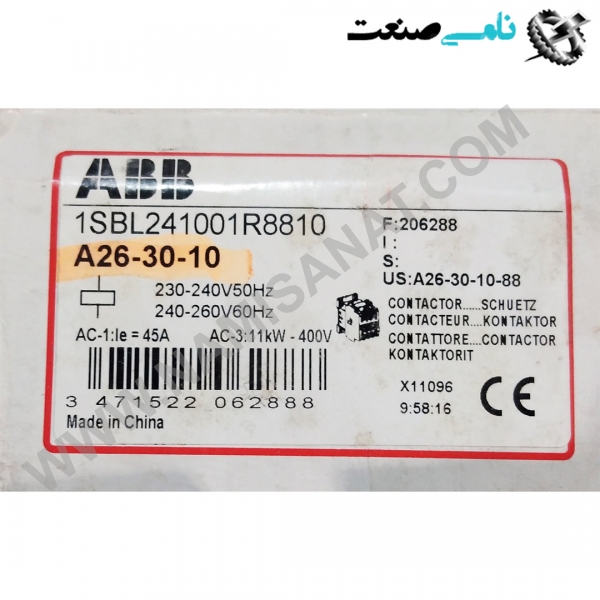 1SBL241001R8810/A26-30-10, واردات قطعات ,PEPERL FUCHS نامی صنعت,تجهیزات صنعتی,نمایندگی فروش سایر برند ها,نمایندگی فوش ایر برند های ABB,NAMISANAT,IFM,پترو شیمی ,فولاد,شرکت بازرگانی,نامی ,صنعت, سسایر سیستم ها,سیستم ها ,وکانکتور,مانیتور  ind.electronics,الکترونیک صنعتی,Encoders MEASUREMENT ,&INSTRUMENT,اندازه گیری و ابزار دقیق ind.power,برق صنعتی , Induction welding,,جوش القایی, hydraulic-pneumatic,,هیدرولیک  1SBL241001R8810,A26-30-10,1SBL241001R8810,A26-30-1,1SBL241001R8810,A26-30-,1SBL241001R8810,A26-30,1SBL241001R8810,A26-3,1SBL241001R8810,A26-,1SBL241001R8810,A26,1SBL241001R8810,A2,1SBL241001R8810,A,1SBL241001R8810,,1SBL241001R8810,1SBL241001R881,1SBL241001R88,1SBL241001R8,1SBL241001R,1SBL241001,1SBL24100,1SBL2410,1SBL241,1SBL24,1SBL2,1SBL,1SB ABB,CONTACTOR,CONNECTOR,SOCKET,IND.POWER,BIMETAL,thermal overload relay,NAMISANAT.CO,https:,,www.namisanat.com,per,,Contactor Relay,Block Contactor,AX09-30-01-80 220-230V50Hz,230-240V60Hz Contactor,Acessórios para Mini Contatores,Auxiliary Contact,Thermal Overload Relay, Electronic Overload Relay,CONNECTOR SOR-UVR L=1MT S3-S4-S5- S6 P,W,OTHER CONNECTORS,Contactor relay and power contactor,Auxiliary switch,MOUNTING BLOCK DIN EN 50005, 4-POLE,2NO+2NC,front-side auxiliary switch, 1 NO contact, screw terminal, for contactors,SUPER SUPPRESSOR ای بی بی ,کنتاکتور,کنتاکتور ای بی بی ,لوازم جانبی برای مینی کانکتور,کانکتور,,کانکتور ای بی بی,سوکت,برق صنعتی,تماس کمکی,سوییچ کمکی,رله کنتاکتور و کنتاکتور برق ,سایر کانکتور ها,بی متال,رله اضافه بار الکترونیکی,رله کنتاکتور,رله اضافه بار حرارتی,
