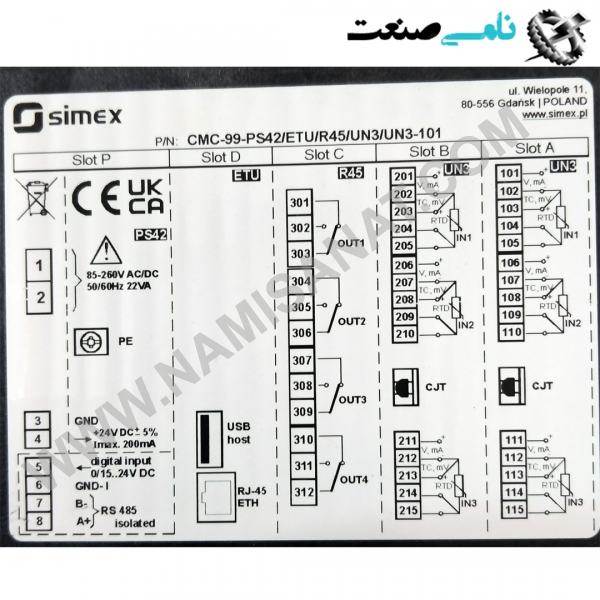 CMC-99PS42/ETU/R45/UN3/UN3-101, واردات قطعات ,PEPERL FUCHS نامی صنعت,تجهیزات صنعتی,نمایندگی فروش سایر برند ها,نمایندگی فوش ایر برند های ABB,NAMISANAT,IFM,پترو شیمی ,فولاد,شرکت بازرگانی,نامی ,صنعت, سسایر سیستم ها,سیستم ها ,وکانکتور,مانیتور  ind.electronics,الکترونیک صنعتی,Encoders MEASUREMENT ,&INSTRUMENT,اندازه گیری و ابزار دقیق ind.power,برق صنعتی , Induction welding,,جوش القایی, hydraulic-pneumatic,,هیدرولیک CMC-99PS42,ETU,R45,UN3,UN3-101,CMC-99PS42,ETU,R45,UN3,UN3-10,CMC-99PS42,ETU,R45,UN3,UN3-1,CMC-99PS42,ETU,R45,UN3,UN3-,CMC-99PS42,ETU,R45,UN3,UN3,CMC-99PS42,ETU,R45,UN3,UN,CMC-99PS42,ETU,R45,UN3,U,CMC-99PS42,ETU,R45,UN3,,CMC-99PS42,ETU,R45,UN3,CMC-99PS42,ETU,R45,UN,CMC-99PS42,ETU,R45,U,CMC-99PS42,ETU,R45,,CMC-99PS42,ETU,R45,CMC-99PS42,ETU,R4,CMC-99PS42,ETU,R,CMC-99PS42,ETU,,CMC-99PS42,ETU,CMC-99PS42,ET,CMC-99PS42,E,CMC-99PS42,,CMC-99PS42,CMC-99PS4,CMC-99PS,CMC-99P,CMC-99,CMC-9,CMC-,CMC SIMEX,MONITORNG & CONTROL SYSTEM,IND.AUTOMATION,OTHER PRODUCTS,NAMISANAT.CO,https:,,www.namisanat.com,per, ,اتوماسیون صنعتی ,سایر محصولات,سیمکس,زیمکس,سیستم های کنترل و مانیورینگ