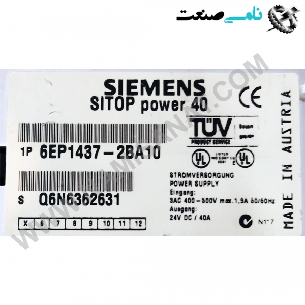 6EP1437-2BA10, واردات قطعات ,PEPERL FUCHS نامی صنعت,تجهیزات صنعتی,نمایندگی فروش سایر برند ها,نمایندگی فوش ایر برند های ABB,NAMISANAT,IFM,پترو شیمی ,فولاد,شرکت بازرگانی,نامی ,صنعت, سسایر سیستم ها,سیستم ها ,وکانکتور,مانیتور  ind.electronics,الکترونیک صنعتی,Encoders MEASUREMENT ,&INSTRUMENT,اندازه گیری و ابزار دقیق ind.power,برق صنعتی , Induction welding,,جوش القایی, hydraulic-pneumatic,, هیدرولیک 6EP1437-2BA10,6EP1437-2BA1,6EP1437-2BA,6EP1437-2B,6EP1437-2,6EP1437-,6EP1437,6EP143,6EP14,6EP1,6EP, siemens,power supply,ind.automation,SITOP POWER 40,module,namisanat.co,https:,,www.namisanat.com,per, زیمنس,ماژول,پاور ساپلای,منبع تغذیه,اتوماسیون صنعتی,پاور ساپلای زیمنس,منبع تغذیه زیمنس