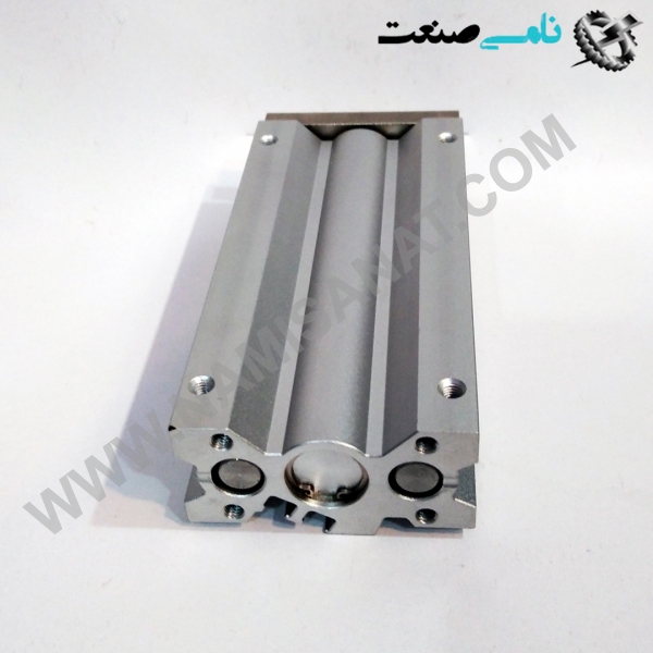 MGQM16-100, واردات قطعات ,PEPERL FUCHS نامی صنعت,تجهیزات صنعتی,نمایندگی فروش سایر برند ها,نمایندگی فوش ایر برند های ABB,NAMISANAT,IFM,پترو شیمی ,فولاد,شرکت بازرگانی,نامی ,صنعت, سسایر سیستم ها,سیستم ها ,وکانکتور,مانیتور  ind.electronics,الکترونیک صنعتی,Encoders MEASUREMENT ,&INSTRUMENT,اندازه گیری و ابزار دقیق ind.power,برق صنعتی , Induction welding,,جوش القایی, hydraulic-pneumatic,,هیدرولیک  MGQM16-100,MGQM16-10,MGQM16-1,MGQM16-,MGQM16,MGQM1,MGQM,MGQ,MG SMC,Air cylinder,Compact Guide Cylinder,HYDRAULIC-PNEUMATIC,NAMISANAT.CO اس ام سی,جک کامپکت,سیلندر,ایر سیلندر,جک کامپکت سیلندر,جک کامپکت اس ام سی,هیدرولیک,هیدرولیک-پنوماتیک,ایر سیلندر کامپکت,کامپکت اس ام سی  جک هیدرولیک یا سیلندر هیدرولیک چیست؟ جک هیدرولیک یک عملگر خطی است که برای اعمال نیرو به یک قطعه و یا بلند کردن و جابجا کردن قطعات سنگین به کار می رود. هر گونه واحد هیدرولیکی که از یک پیستون یا پلانجر ساخته شده و درون یک محفظه ی استوانه ای توسط سیال تحت فشار کار انجام دهد، سیلندر نامیده می شود. از عملگرها در سیستم هیدرولیک به منظور تبدیل قدرت سیال تحت فشار به قدرت مکانیکی استفاده می شود؛  به عبارت دیگر عملگر وسیله ای است که توان هیدرولیکی را به توان مکانیکی تبدیل می کند.  سیلندر ها عضوی تاثیرگذار در سیستم های هیدرولیک هستند که با دریافت سیال تحت فشار از خط تغذیه، پیستون موجود در داخل سیلندر هیدرولیک را در امتداد خط راست حرکت می دهند؛ مقدار نیروی خروجی برابر حاصلضرب فشار در سطح پیستون است. مقدار کار انجام شده در هر کورس نیز برابر حاصلضرب فشار در سطح پیستون در جابه جایی پیستون است. میزان قدرت به وجود آمده به دبی روغن، افت فشار در جک و راندمان کلی آن بستگی دارد. لازم به تاکید است که سرعت انجام کار به مقدار دبی سیال ورودی به داخل سیلندر هیدرولیک بستگی دارد. عملگرها می توانند مانند سیلندر حرکت خطی و مانند موتور حرکت دورانی تولید نمایند.  انتقال حرکت از نقطه ای به نقطه ای دیگر، وارد کردن فشار مستقیم، حرکت مستقیم کاهشی و غیره از جمله موارد کاربرد سیلندرهای هیدرولیک خطی است.  آنچه در سیلندر هیدرولیک عامل حرکت محسوب می شود، نیروی سیال تحت فشار است. هر سیستم هیدرولیک شامل یک موتور هیدرولیکی، یک پمپ هیدرولیکی، تعدادی سیلندر و مجموعه ای از اتصالات و قطعات مکمل است. هر سیلندر هیدرولیک نیز متشکل از بدنه، پیستون، میله پیستون و قطعات آببند است.  سیلندر هیدرولیک چیست؟ به طور کلی سیلندر از یک استوانه یا لوله، پیستون و میله پیستون و دو کلاهک انتهایی و واشر های آب بندی روغن تشکیل شده است. به طور معمول استوانه، یک لوله فولادی یا چدنی بدون درز بوده که سطح داخلی آن به خوبی صیقل داده شده می باشد. میله پیستون نیز از فولاد با روکش کُرُم ساخته شده تا محافظت لازم صورت پذیرد. دهانه سیلندر در کلاهک انتهایی تعبیه شده که معمولاً بر روی لوله پیچ یا جوش می شود. یکی از مباحث مهم در سیلندر های هیدرولیک، نحوه آب بندی آنها در هنگام تحت فشار قرار گرفتن می باشد. به عنوان مثال زمانی که روغن به سمت پیستون سیلندر وارد می شود، باید مجموعه سیلندر به نحوی آب بندی شود که روغن به سمت میله پیستون نفوذ نکند تا فشار وارده از سوی بار به خوبی تحمل شود. لذا آب بندی سیلندر ها بسیار مهم می باشد.  انواع سیلندر هیدرولیک از لحاظ عملکرد سیلندر های هیدرولیک طبق نحوه عملکردی که دارند نیز به دسته های مختلفی تقسیم بندی می شوند. سیلندر خطی یک طرفه و سیلندر خطی دو طرفه دو نمونه پرکاربرد از انواع سیلندر های هیدرولیک هستند.  سیلندر هیدرولیک دو طرفه در سیلندر خطی دو طرفه هیدرولیک، فشار سیال به هر دو طرف سیلندر وارد می شود و به این ترتیب کار در هر دو طرف انجام می شود. حرکت رفت و برگشت در آنها توسط فشار روغن انجام می شود. به عبارت دیگر در هر دو کورس رفت و برگشت توانایی اعمال نیرو خواهد داشت. سیلندر های دو طرفه می توانند به صورت دو محوره یا تک محوره باشند. در سیلندر دو محوره قطر دو پیستون مساوی است و نیروهای وارد شده در دو جهت یکسان است. عملکرد جک دو طرفه با ورود جریان روغن از دهانه ورودی (سمت پیستون) به سیلندر، پیستون تحت فشار قرا گرفته و شروع به فشارسازی می نمایند. پس از آنکه فشار به حد کافی رسید، میله پیستون شروع به حرکت نموده و مایع فشرده موجود در قسمت میله پیستون از طریق دهانه مرتبط به مخزن روغن تخلیه می گردد. حرکت معکوس یعنی برگشت میله پیستون بدین ترتیب که روغن فشرده از دهانه میله پیستون وارد لوله سیلندر شده و پس از فشارسازی، روغن فشرده بخش پیستون از دهانه سمت پیستون به مخزن روغن تخلیه و در نهایت میله پیستون به داخل سیلندر برمی گردد.  عملکرد سیلندر در حرکت رفت و برگشت  در سیلندر های دوطرفه با یک میله پیستون، با وجود یکسان بودن دبی، دو نیرو و سرعت مختلف در حرکات رفت و برگشت به دست می آیند. علت این امر، تفاوت در سطح مقطع دو سمت پیستون می باشد. به علت به وجود میله پیستون در سمت راست، حجم فضای خالی کمتری نسبت به سمت چگ یعنی از از سمت پشن پیستون می باشد. با توجه به قانون و رابطه پیوستگی V=Q,A، با کاهش سطح مقطع، سرعت افزایش می یابد. در ضمن کوچکتر بودن سطح مقطع در سمت میله پیستون، باعث تولید نیروی کمتر می شود. بنابراین می توان نتیجه گیری نمود که در این سمت، سرعت بیشتر و نیرو کمتر است. برای درک این مفهوم مدار زیر را در نرم افزار Fluidsim رسم کنید. سرعت سیلندر  سرعت حرکت سیلندر وابسته به دبی روغن ورودی و سطح مقطع سیلندر و میله پیستون آن می باشد. اگر دبی ورودی یکسان باشد سرعت از طریق رابطه زیر بدست می آید.  V=Q,A V: سرعت پیستون Q : دبی روغن  A: سطح مقطع پیستون به علت آنکه حجم در سمت میله پیستون کوچکتر است بنابراین در زمان برگشت، سیلندر زودتر، با سرعت بیشتر و در زمان کمتری نسبت به حرکت رفت مسیر را طی نموده و به مکان اولیه برمی گردد. در نتیجه سرعت در موقع حرکت به داخل بیشتر از سرعت در موقع حرکت خروجی می باشد.  سیلندر هیدرولیک یک طرفه نوعی دیگر از سیلندر هیدرولیک خطی وجود دارد که به سیلندر برگشت فنری معروف است. در این سیلندر ها با برداشتن فشار، پیستون به کمک نیروی فنر به حالت اولیه خودش برمی گردد. در تصویر زیر نمونه ای از یک سیلندر هیدرولیک که برگشت فنری می باشد را مشاهده می کنید. سیلندر های برگشت فنری به دلیل محدودیتی که فنرها دارند برای مواردی که طول کورس زیاد باشد مورد استفاده قرار نمی گیرند.  لازم است به این نکته اشاره شود که اگر برای بازگشت پیستون در سیلندر هیدرولیک یک طرفه از فنر استفاده نشود، برگشت به حالت اول به کمک نیروی وزن یا یک روش مکانیکی دیگری خواهد بود.  نحوه انتخاب صحیح سیلندر هیدرولیک ویژگی هایی که قبل از خرید سیلندر هیدرولیک باید به آن توجه کرد:  قطر سیلندر طول کورس سیلندر ماکزیمم فشار کاری سیلندر پیش از انتخاب و خرید یک سیلندر هیدرولیک خطی باید سه مورد مذکور مشخص شوند.  انواع جک هیدرولیک از لحاظ کاربرد جک هیدرولیک را از نظر کاربرد نیز می توان به دسته های گوناگون تقسیم کرد.   جک هیدرولیک صنعتی یا برقی جک هیدرولیک صنعتی و موبایل را می توان از انواع مهم جک هیدرولیک از نظر کاربرد به حساب آورد. جک هیدرولیک برقی یا صنعتی یکی از عملگرهایی است که در سیستم های هیدرولیکی با استفاده از نیروی برق و از طریق شیر برقی هیدرولیک، باعث حرکت آن می شود. استفاده از شیر برقی هیدرولیک می تواند عملکرد جک را تحت تأثیر قرار داده و آن را به صورت یک طرفه یا دو طرفه داخل مدار قرار دهد.  معمولا جک هیدرولیک صنعتی در پرس، جرثقیل، ماشین های بسته بندی و فورجینگ ها استفاده می شود. ضمنا جک هیدرولیک موبایل یا سیار نیز در تجهیزات دارای حرکت مانند ماشین های کشاورزی، تجهیزات دریایی و ساختمانی استفاده می شوند. جک هیدرولیک معمولا از لحاظ نحوه عملکرد به دو نوع یک طرفه و دو طرفه تقسیم می شوند.  بیشتر انواع جک هیدرولیک برقی که معمولا به صورت یک طرفه یا دو طرفه قابل ساخت، طراحی و استفاده هستند جک هیدرولیک صنعتی می باشند. این نوع از جک های هیدرولیک فقط در سیستم هایی که دارای پاورپک هیدرولیک می باشد قابل استفاده می باشد. جک هیدرولیک صنعتی با توجه به نیاز مشتری قابلیت طراحی و ساخت دارد.برای سفارش جک هیدرولیک صنعتی نیاز است که قطر جک یا تناژ قابل تحمل توسط جک و همچنین کورس حرکتی آن توسط مشتری تعیین شود.  شیر برقی هیدرولیک می تواند جک را به صورت برگشت فنر و یا اصطلاحا به صورت یک طرفه به مکان اولیه خود بازگردد. در مواردی که استفاده از شیر برقی هیدرولیک ممکن نیست، جک هیدرولیک با استفاده از وزن خود نیز می تواند به حالت اولیه کورس حرکتی خود برگردد. استفاده از جک هیدرولیک برقی نیاز به پاورپک هیدرولیک دارد. با استفاده از پاورپک هیدرولیک می توان سرعت جک را کنترل نمود و این یکی از ویژگی های مطلوب این جک ها می باشد ولی امکان استفاده موبایل و جابجایی مداوم جک های هیدرولیک برقی وجود ندارد. بیشتر انواع جک هیدرولیک برقی، نوعی جک هیدرولیک صنعتی بوده و در صنعت مورد استفاده قرار می گیرند. زمانی که جک هیدرولیک برقی بدون یونیت در داخل سیستم هیدرولیک استفاده شود و قابلیت کنترل آن با استفاده از نیروی دست وجود داشته باشد، آن را یک جک هیدرولیک سیار یا دستی نیز محسوب می کنند. سیلندرهای تلسکوپی هیدرولیک که همان سیلندرهای چند مرحله ای هستند که دارای چند میل پیستون می باشند که  داخل یک دیگر قرار گرفته اند و اصطلاحا به آن ها اسلیو (SLEEVE) گفته می شود. اسلیوها معمولا تا چهار یا پنج عدد هستند که با طراحی که در آن ها صورت گرفته است داخلی یکدیگر قرار می گیرند. نحوه حرکت این جک به این صورت است که ابتدا اسلیو یک برای انتقال نیرو وارد مدار شده و به ترتیب بعد از کارکرد اسلیو های بعدی برای انتقال قدرت استفاده می شوند و استفاده همزمان از چند اسلیو در آن ها امکان پذیر نیست. معمولا دو نوع سیلندر تلسکوپی یک طرفه و دو طرفه وجود دارد. برخی دیگر از سیلندرهای هیدرولیک تلسکوپی نیز وجود دارند که به آن ها سیلندر تلسکوپی سنکرون گفته می شوند و تمامی سلیوها با هم وارد مدار می شوند. جک های هیدرولیک تلسکوپی به صورت سیار وجود دارد و در بیسیاری از موارد قابل استفاده می باشد. این جک ها قابلیت تحمل فشار بسیار بالایی دارند و می توانند برای بلند و جابجا کردن قطعات سنگین به کار روند. جک هیدرولیکی (Hydraulic cylinder) یک عمل کننده خطی می باشد که برای اعمال نیرو به یک قطعه و یا بلند کردن و جابجا کردن قطعات سنگین در صنایع مختلف به کار می‌رود. هر نوع واحد هیدرولیکی که از یک پلانجر یا پیستون ساخته شده باشد و درون یک محفظه‌ی استوانه‌ای توسط سیال تحت فشار کار انجام بدهد، سیلندر نامیده می‌شود.  جک هیدرولیک   در حقیقت جک هیدرولیک دستگاهی استوانه شکل می باشد که دارای مکانیزمی است بدین صورت که داخل این استوانه روغنی وجود دارد  که نیرویی با فشار بر این روغن وارد می‌گردد. نیرویی که وارد می‌شود سبب می شود که روغن  تراکم ناپذیز به یک استوانه دیگر که بزرگ تر از استوانه قبلی است منتقل گردد.در مرحله بعد همان روغن به با فشار خود به پیستون استوانه موجب حرکت دادن جسم مثلا یک جسم ماشنی بر روی استوانه می‌شود. این نوع مکانیزم را می توانید در عملکرد کارایی ماشین آلاتی نظیر جرثقیل مشاهده نمایید.این نوع مکانیزم شاید ساده بنظر برسد اما با همین سادگی کارهای بسیار سخت و زیادی را با بالاترین بازدهی انجام می دهد.  روغنی که غیر قابل تراکم می باشد و نیرویی را به روغن موجود وارد می نماید این اصل الگوریتمی است که جک هیدرولیک از آن بهره می برد.نکته مهم این است که آن فشار یکه بر پیستون کوچک اعمال می شود دقیقا وارد پیستون بزرگ می‌شود و سبب بالا رفتنش می گردد.   تعریف دیگر جک هیدرولیکی:یک نمونه سیلندر هیدرولیکی می باشد که فقط در یک سمت فعالیت می کند و اغلب اوقات دارای ظرفیت زیادی است. در ساختار جک‌های هیدرولیکی از یک میله  با قطر زیاد که در آخرش یک شانه دارد به جای پیستون استفاده می‌شود.وجود شانه بدین دلیل است  که باعث عدم خروج میله از داخل پوسته سیلندر شود.     طرز کار جک هیدرولیک    سطح مقطع زیادی در بخشی از جک هیدرولیک که جرم جسمی که روی آن هست وجود دارد که به نیروی بیشتری نیاز دارد.سطح مقطع پایینی هم بخشی از جک هیدرولیک که روغن را حرکت می دهد از طریق زدن تلمبه وجود دارد که نیروی کمتری نیاز دارد. یعنی با توجه به زور و نیروی ما، یک نیروی کم را به یک سطح مقطع کمتر نیروی کمتری و به سطح مقطع بیشتر نیروی بیشتری لازم داریم که وارد کنیم.  در جک هیدرولیک دسته جک به عنوان اهرمی از نوع ثانویه است که خاصیتی مکانیکی منحصر بخودش را دارد این دسته خاصیت افزایش نیروی محرک را بر عهده دارد.نیرویی مفید از این دسته وارد جک هیدرولیک می شود که جک هم این نیرو را زیادتر می کند.خود این عمل سبب برابری خاصیت مکانیکی تمام دستگاه با خاصیت مکانیکی این 2 بخش می گردد.  کاربرد جک هیدرولیک   سالیان سال است که جهت راحتی در بلند کردن و حرکت دادن ماشین آلات کشاورزی از توان و قدرت هیدرولیک استفاده می شود. بهره بردن از این توان جهت کنترل کردن و نحوه استقرار در نشستن بر روی تراکتور در ماشین آلات بروز استفاده شده است.در همه ی خودرو ها جهت کمک گرفتن برای حرکت دادن خودرو از روی چاله و یا جا به جایی تایر ها از انواع جک ها بهره می برندکه دارای انواع مختلفی هستند؛ همه نمونه‌های جک های هیدرولیکی، کاربرد گسترده‌تری دارند که امروزه از آنها در خودرو‌های سواری به کرات استفاده می‌شود و همچنین هنوز هم یک بخش ضروری در خودرو‌های سنگین به حساب می آید. بخصوص جک های هیدرولیکی در ماشین آلات معدنی و راهسازی ، بالابر ، کمپرسی‌ها، جرثقیل‌ها ، لیفتراک و… نیز کاربرد خیلی زیاد و غیر‌قابل انکار دارند.  از دلایل مهم اهمیت استفاده از این جک‌ هیدرولیک، شکل و ساختار تقریبا ساده بهمراه قدرت بسیار بالایی است که بوجود می آورند.  جک های هیدرولیک در صنایع اهمیت و کاربرد های بسیار زیادی دارند که به اختصار بیان می شود:  بالا بردن و حرکت دادن ماشین‌آلات سنگین ، چرثقیل ها ، کاربرد در پالایشگاهها ، حفاریهای زیر زمینی ، معماری و برج سازی ، تمامی وسایط نقلیه و ...  تنوع زیاد و همچنین گستردگی بالا در کاربری این جک ها وجود دارد که موجب شده تا جک‌های هیدرولیک در بین هزاران مدل و نوعهای مختلف و با طول و قطر‌ها و همچنین طراحی‌های متفاوت تولید شوند. زمانیکه جک هیدرولیک کورس کاری خود را سپری می‌کند، نیاز است جهت سیکل های بعدی به مد اولیه خودش برگردد .فشار روغنی برای بارگشت شافت به حالت اول خود که یا حالت بسته همان هل دهنده و یا حالت باز همان سیستم‌ کششی صورت نمی پذیرد و فقط با خارج شدن روغن از پورت ورودی، شافت به همان حالت اول خود بر می گردد. آن نیرویی که سبب بازگشت شافت به حالت اول خود می شود امکان دارد به وسیله یک الکتروموتور به عنوان منبع خارجی  اعمال شود.این امکان هم وجود دارد توسط جرمی که بر روی جک هیدرولیک است انجام پذیرد دقیقا مثل بالابرها. برای برگرداندن شافت به حالت اولیه خود در برخی از سیستم ها از فنر بهره می برند. عیب این نوع سیستم ها عدم کنترل بر سرعت بازگشت است که سبب مشکل می گردد.  نکته ای که در جک هیدرولیک دوطرف وجود دارد این است که هر دو سمت جک پورت های ورودی و خروجی وجود دارد و همچنین رفت و برگشت ها با نیروی روغن انجام می شود .این مورد باعث می شود که جک در حرکت های جلو و عقب خود نیرو اعمال کند.   حرکت رو به جلو زمانی آغاز می شود که روغن بتواند به عقب پیستون ها نیرو وارد کند که ماکزیمم  اندازه نیرو اعمال می‌گردد؛ زمانیکه کورس به آخر می‌رسد ایندفعه روغن از طرف گلویی جک هیدرولیک با به وسیله فشار وارد می شود و حرکت به جهت عقب انجام می شود که همیشه این نیرو کمتر از حرکت رو به جلو می‌باشد.  از پر کاربردترین انواع جک های هیدرولیکی  در بازار و صنعت هیدرولیک باید به جک های تلسکوپی اشاره نمود. جک های تلسکوپی این قابلیت را دارند که هم یکطرفه و هم دو طرفه تولید شوند. نکته مهم در طراحی جک های تلسکوپی اینست که تعدادی از لوله‌ها و با روکش کروم به طور تلسکوپی شکل مونتاژ می شوند به‌ نحوی که هر سیلندر  به عنوان شافت جک بعدی به حساب می‌آید .  حال از این نوع طراحی ها جهت استفاده در مکان هاییست که در آن فضا کم است ولی به  جا به جایی چند برابری کورس نیاز است. جک های تلسکوپی کاربرد بسیاری در بالابرها ی هیدرولیک مانند آسانسورها، ماشین‌ آلات تخلیه زباله و... دارند البته این نوع جک ها دارای عیب هایی هم هستند مثل طول عمر کوتاهشون و یا نبود فضای مناسب جهت آببتدها . جک‌ هیدرولیک تلسکوپی انواع مختلفی دارند: جک های  یک طرفه، دو طرفه، هم‌زمان و غیر هم‌زمان.این نوع جک ها هم مختصات و طراحی منحصر به خود را دارد جک هیدرولیک تلسکوپی در مقایسه با دیگر نوع ها بسیارگران‌تر و تولید و ساخت آن به دقت بسیار و طراحی دقیقی نیازمند است.  نیرویی که از جک هیدرولیک خارج می شود همان اختلاف فشاری بین دو جهت پیستون و همچنین تابعی سطح مقطع پیستون می باشد.اشتباه رایجی که وجود دارد اینست که گاها برای محاسبه نیروی جک از فشار موجود در سیستم بهره میبرند. در حالت صحیح میبایست جهت محاسبه نمودن نیروی خروجی جک هیدرولیک فشاری که در قسمت پورت ورودی وجود دارد را لحاظ نمود. اگر بخواهیم قطر پیستون را محاسبه کنیم باید از نیروی به وجود آمده به هنگام باز شدن جک هیدرولیک را در نظر بگیریم. همچنین جهت محاسبه نمودن نیروی جک هیدرولیک میبایست قطر شفت و پیستون را در وهله ی اول مشخص نماییم. اگر جک هیدرولیک در حالت زاویه دار بکار گرفته شود نیروی نامی جک بیشتر از نیروی وارد شده ی واقعی می باشد. با داشتن سرعت در حال حرکت جک می توان دبی مورد نیاز را بدست آورد زیرا سرعت تابعی از دبی است.  رکسان پارسیان یکی بزرگترین سازنده و تامین کننده سیلندرهای هیدرولیک در ایران و قطعات هیدرولیکی برای کاربردهای صنعتی است. رکسان پارسیان طیف متنوعی از میله کراوات استاندارد و ویژه ، خط گرد و نوع "آسیاب" را متناسب با انواع کاربردهای سیلندر صنعتی تولید می کند. سیلندرهای ما مطابق با هر استاندارد اصلی صنعت ، دارای گواهینامه های دیگر در صورت درخواست هستند. کلیه سیلندرها ساخته شده و قطعات تامینی هیدرولیک رکسان پارسیان برای ارائه خدمات طولانی و کارآمد با نیازهای کم نگهداری ، طراحی شده است که بهره وری بالایی را در طول عمر محصول تضمین می کند.  سیلندرهای هیدرولیک و سیلندرهای پنوماتیک دستگاه هایی هستند که انرژی فشار مایع را به انرژی مکانیکی تبدیل می کنند. آنها همچنین به عنوان محرک شناخته می شوند و در دستگاه های مختلف کنترل بسیار مورد استفاده قرار می گیرند. به صورت حرکت ، محرک شامل سیلندرهای هیدرولیک یا سیلندرهای پنوماتیک برای حرکت مستقیم ، موتورهای حرکت چرخشی ، محرک های آونگ برای حرکت چرخشی و انواع دیگر محرک ها می باشد. سیلندر پنوماتیک از هوای فشرده شده به عنوان منبع گاز استفاده می کند و انرژی فشار گاز را به انرژی مکانیکی تبدیل می کند. سیلندرهای هیدرولیک یا سیلندرهای پنوماتیک طبق حرکت آنها طبق طبقه بندی طبقه بندی می شوند ، سیلندرهای هیدرولیک یا سیلندرهای پنوماتیک نیز به روش هایی می توانند به سیلندرهای تک کاره و سیلندرهای دو حالته تقسیم شوند.  طول یک سیلندر هیدرولیک از کل مغزی ، ضخامت پیستون ، ضخامت کف و سر و طول اتصالات است. اغلب این طول در دستگاه جای نمی گیرد. در این حالت از میله پیستون نیز به عنوان بشکه پیستون استفاده می شود و از میله پیستون دوم استفاده می شود. به این نوع سیلندرها سیلندرهای تلسکوپی گفته می شود. اگر یک استوانه میله معمولی را تک مرحله بنامیم ، سیلندرهای تلسکوپی واحدهای چند مرحله ای از دو مرحله ، دو ، چهار ، پنج یا چند مرحله ای هستند. به طور کلی سیلندرهای تلسکوپی بسیار گرانتر از سیلندرهای معمولی هستند. بیشتر سیلندرهای تلسکوپی تک عمل (فشار) هستند. سیلندرهای تلسکوپی دو منظوره باید بطور خاص طراحی و ساخته شوند.  سیلندر دیفرانسیل هنگام کشیدن مانند یک سیلندر معمولی عمل می کند. اگر سیلندر با این حال مجبور به فشار باشد ، روغن از طرف میله پیستون استوانه به مخزن برگردانده نمی شود ، اما به طرف پایین سیلندر می رود. به این ترتیب سیلندر خیلی سریعتر پیش می رود ، اما حداکثر نیرویی که سیلندر می تواند بدهد مانند استوانه پیستون است. سیلندر دیفرانسیل را می توان مانند یک سیلندر معمولی تولید کرد و فقط یک کنترل خاص اضافه می شود.  سیلندر هیدرولیک "هوشمند" سنجش موقعیت سیلندرهای هیدرولیک سنجش موقعیت ، نیاز به میله استوانه توخالی را از بین می برد. در عوض ، یک نوار سنجش خارجی با استفاده از فناوری hall effect موقعیت پیستون سیلندر را حس می کند. این کار با قرار دادن یک آهنربای دائمی در پیستون انجام می شود. آهنربا یک میدان مغناطیسی را از طریق دیواره فولادی استوانه پخش می کند و سیگنال مکان یابی را به سنسور می دهد.  سیلندرها - و تمام اجزای مربوط به آن - برای سهولت در نصب و نگهداری متعاقب آن باید به آسانی قابل دسترسی باشند. اگر به عنوان مثال اتصالات را بدون از بین بردن خطوط مجاور نمی توان بررسی کرد ، برای مثال ، انگیزه کمی برای رفع نشت جزئی که ممکن است رخ دهد وجود دارد.  تمام اجزای و رسانای سیال سیستم را در نظر بگیرید که الاستیک باشد: به دلیل تغییر در فشار مایع ، دما و کرنش طول آنها را تغییر می دهد و تغییر می کند. این تغییرات جزئی نیست. یک پالس فشار به 6000 psi یک سیلندر فولادی را با فشار 24 ساعته در 0.024 به دراز می کشد. اگر از آلومینیوم یا چدن ساخته شده باشد ، سیلندر می تواند حدود 2 تا 2.5 برابر بیشتر از طول کشیده شود. اگر این کشیدگی در طراحی دستگاه به حساب نیامده باشد ، در نهایت سیستم نشت می کند ، حتی اگر از آخرین فن آوری اتصالات استفاده شده باشد. اگر نصب های قبلی به طور مداوم درز کرده اند ، این را به عنوان شواهد واضح در نظر بگیرید که یک روش جدید برای طراحی سودمند است.  از آنجا که ناحیه صورت پیستون میله ای کوچکتر از ناحیه درپوش می باشد ، نیروی فرمت بیشتر از نیروی کشش است (با فرض فشار مایع برابر). از آنجا که حجم کل سیلندر با سیلندر کاملاً جمع شده (به دلیل حجم میله) کمتر از زمانی است که سیلندر به طور کامل تمدید می شود ، یک سیلندر سریعتر از زمان کشش (با فرض نرخ جریان برابر) جمع می شود.  خط مستقیم - سیلندرها�