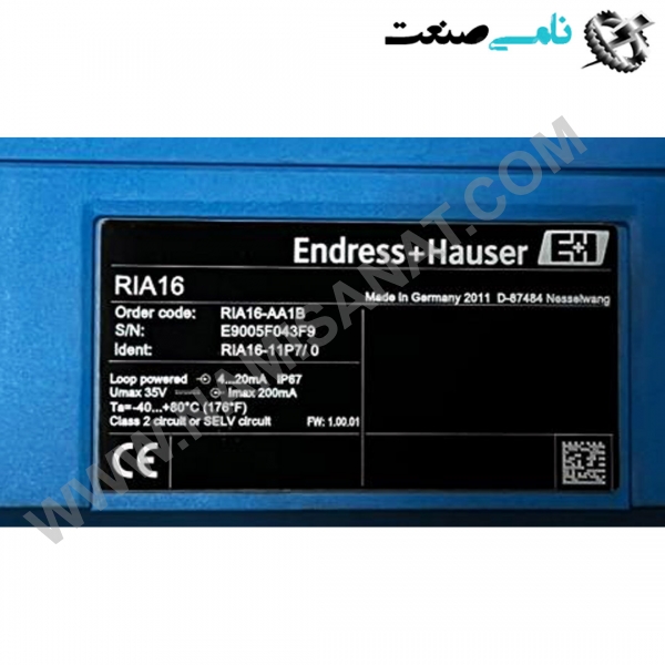 RIA16-AA1B, RIA16-AA1B,RIA16,Loop-powered indicator,indicator,Loop,Excellently readable indication of 4…20 mA signal with trend bar graph for a better process overview,Instrument,Endress,Endress+Hauser,Hauser,Endress+Hauser Products,Products,namisanat,NAMI SANAT Co,Field Indicator RIA16 Excellently readable indication of 4…20 mA signal with trend bar graph for a better process overview, RIA16-AA1,RIA16-AA,RIA16-A,RIA16,RIA1,RIA,RI,A,شاخص زمینه RIA16 اندازه گیری و ابزار دقیق,ابزار دقیق,اندازه گیری,تجهیزات صنعتی نامی صنعت,نامی صنعت,منبع تغذیه,سیگنال,محصولات نامی صنعت,صنعتی,صنعت,نشانه های عالی قابل خواندن سیگنال 4… 20 میلی آمپر با نمودار نوار روند برای یک مرور کلی روند بهتر,                                                                                                  