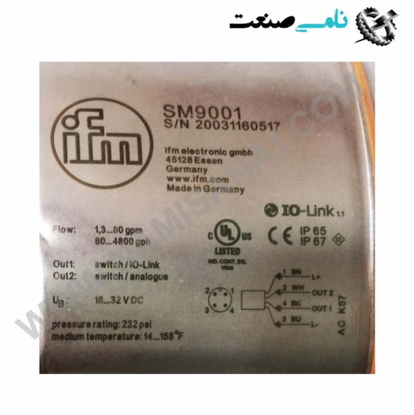 SM9001, واردات قطعات ,PEPERL FUCHS نامی صنعت,تجهیزات صنعتی,نمایندگی فروش سایر برند ها,نمایندگی فوش ایر برند های ABB,NAMISANAT,IFM,پترو شیمی ,فولاد,شرکت بازرگانی,نامی ,صنعت, سایر سیستم ها,سیستم ها ,وکانکتور,مانیتور  ind.electronics,الکترونیک صنعتی,Encoders MEASUREMENT ,&INSTRUMENT,اندازه گیری و ابزار دقیق ind.power,برق صنعتی , Induction welding,,جوش القایی, hydraulic-pneumatic,هیدرولیک SM9001,SM900,SM90,SM9 MEASURMENT&INSTRUMENT,IFM,GERMANY,FLOW METER,FLOW,Magnetic-inductive flow meter,SM9001,Magnetic-inductive flow meter,IFM,SM9001,Magnetic-inductive flow meter,IF,SM9001,Magnetic-inductive flow meter,I,SM9001,Magnetic-inductive flow meter,SM9001,Magnetic-inductive flow,SM9001,Magnetic-inductive,SM9001,Magnetic,SM9001 https:,,www.namisanat.com,per,,https:,,www.namisanat.co سنسور جریان,فلومتر,ابزار دقیق,اندازه گیری و ابزار دقیق, اندازه گیری جریان سیالات , خرید فلومتر  ای اف ام,ای اف ام,خرید فلومتر,سنور فلو ای ف ام,سنسور فلو ifm فلومتر IFM SM900 یک فلومتر مغناطیسی است که برای اندازه‌گیری جریان سیالات استفاده می‌شود. این فلومتر دارای رنج اندازه گیری 5 تا 300 لیتر در دقیقه است و سایز پورت آن G 2 DN50 flat seal است. فشار کاری آن 16 بار و دمای کاری آن 0 تا 60 درجه سانتیگراد است. فلومتر SM900 دارای دو خروجی دیجیتالی PNP,NPN و یک خروجی آنالوگ 4 تا 20 میلی‌آمپر است.  ویژگی‌ها و مزایا: اندازه‌گیری دقیق جریان: فلومتر SM900 با دقت بالایی جریان سیالات را اندازه‌گیری می‌کند. سازگاری با انواع سیالات: این فلومتر می‌تواند برای اندازه‌گیری جریان انواع مختلف سیالات، از جمله گازها و مایعات، استفاده شود. خروجی‌های متنوع: خروجی‌های دیجیتالی و آنالوگ این فلومتر امکان اتصال به سیستم‌های کنترل و مانیتورینگ را فراهم می‌کنند. قابلیت نصب و تنظیم آسان: فلومتر SM900 به راحتی قابل نصب و تنظیم است. تنوع کاربردها: این فلومتر در صنایع مختلف، از جمله نفت و گاز، آب و فاضلاب، و صنایع غذایی، مورد استفاده قرار می‌گیرد.  کاربردهای فلومتر SM900:  اندازه‌گیری جریان گازها: فلومتر SM900 می‌تواند برای اندازه‌گیری جریان گازهایی مانند هوا، نیتروژن، آرگون و دی‌اکسید کربن استفاده شود.  اندازه‌گیری جریان مایعات: این فلومتر همچنین می‌تواند برای اندازه‌گیری جریان مایعاتی مانند آب، روغن و محلول‌های شیمیایی استفاده شود.  مانیتورینگ و کنترل جریان: خروجی‌های فلومتر SM900 امکان مانیتورینگ و کنترل جریان سیالات را فراهم می‌کنند.  کاهش هدررفت و افزایش بهره‌وری: با اندازه‌گیری دقیق جریان سیالات، فلومتر SM900 می‌تواند به کاهش هدررفت و افزایش بهره‌وری در صنایع مختلف کمک کند.  فلومتر جرمی حرارتی IFM یکی از محصولات برند آلمانی ifm است که جهت اندازه گیری و نظارت بر هوای فشرده و گازهای ویژه مانند آرگون (Ar)، دی اکسید کربن (CO2) و نیتروژن (N2) بر اساس استانداردهای ISO 2533 و DIN 1343 تولید می شود. این فلومترها به گونه‌ای طراحی شده‌ اند که اندازه‌ گیری‌ های دقیقی از نرخ جریان حجمی و دمای سیال ​​ارائه می‌ دهند و از مدیریت کارآمد سیستم‌ های هوای فشرده در کاربردهای صنعتی اطمینان می‌ دهند.  مزایای فلومتر IFM شامل زمان پاسخ سریع، حساسیت بالا، اندازه گیری جامع، محدوده اندازه گیری گسترده تا  700 Nm³,h و غیره می شود. فلومترهای هوای فشرده سری SD، جریان حجمی استاندارد هوای فشرده را در کاربردهای صنعتی نظارت می‌ کنند. این فلومترهای گازی چهار پارامتر فرآیندی شامل سرعت جریان، حجم جریان، میزان مصرفی و دمای سیال را اندازه‌گیری می‌ کنند. حتی در صورت نوسانات دما یا فشار، این فلومترها مقادیر دقیقی ارائه می‌ دهند و امکان تشخیص کوچکترین نشتی‌ ها را فراهم می‌ کنند. برای مایعات و گازها نسخه هایی برای استفاده در برنامه های بهداشتی اتصال فرآیند متغیر با استفاده از آداپتورها  مقدار اندازه گیری سرعت سیال در واحد مساحت در یک لوله را فلو آن  سیال میگویند.با استفاده از سنسور فلو میزان گاز ، مایع یا بخار  را اندازه میگیریم.  خرید سنسور فلو ifm شرکت هیدرو پردازش صنعت با در دست داشتن نمایندگی ifm آلمان در تلاش است تا انواع سنسورهای فلو مورد نیاز مشتری را تامین و به دست او برساند. در این راستا شرایطی را مهیا کرده تا با مشتریان عزیز با دریافت مشاوره رایگان بتوانند سفارش خود را ثبت نمایند. در صورتی که کد سنسور فلو مورد نظر خود را میدانید کافیست آن را در کادر جستجو سایت وارد کرده تا بتوانید مشخصات آن را بررسی نمایید.  روش های اندازه گیری سنسور فلو ifm مستقیم: در این نوع اندازه گیری فلو کمیتی که قرار است اندازه گیری شود با یک مقدار استاندارد مقایسه خواهد شد.مدل های  مستقیم  اندازه گیری فلو  سنسور فلو توربین , سنسور فلو کوریولیس  می باشد.  غیر مستقیم: این روش رایج ترین روش اندازه گیری فلو  است زیرا در بیشتر موارد اندازه گیری فلو امکان پذیر نیست. در این روش سنسور فلو مایع را به طور غیر مستقیم مانند انتقال امواج صوتی از طریق فلو سیال اندازه گیری می کند.  انواع اندازه گیری فلو سیال به روش غیر مستقیم فشار دیفرانسیلی،مگنت القایی، فرکانس ورتیک، التراسونیک ، وینتور متر ، صفحه اوریفیس ، لوله پیتوت ، انوبار ، فلو نازل ، سنسور فلو جرم گرمایی ، سنسور فلو جابجایی مثبت   انواع سنسور فلو ifm سنسور فلو استنباطی(Inferential): سنسور فلو فشار دیفرانسیل ، سنسور فلو سرعت ، سنسور فلو حجمی ، سنسور فلو جرم  سنسور فلو استنباطی(Inferential): در این نوع سنسور فلو ifm ، اندازه گیری به طور غبر مستقیم انجام میشود .از مقدار دما و فشار میزان فلو اندازه گیری میشود .انواع  سنسور های فلو استنباطی سنسورهای مغناطیسی ، سنسورهای توربینی ، سنسورهای هدف و غیر هستند.  سنسور فلو ifm جرم: جرم سیال به طور مستقیم در این نوع سنسور اندازه گیری خواهد شد.کوریولیس و سنسورهای فلو جرم حرارتی نمونه هایی از سنسور فلو جرم هستند.  سنسور فلو فشار دیفرانسیل: در این نوع سنسور فلو از اختلاف فشار فلو ناشی از ساخت لوله برای تعیین میزان فلو استفاده میشود.  سنسور فلو ifm سرعت: این نوع از سنسور فلو ifm ، سرعت فلو را  از طریق یک لوله  اندازه میکند.بنابراین سرعت سیال در منطقه ایی که سیال از آن عبور میکند ، ضرب خواهد شد.  سنسور فلو حجمی: با اندازه گیری حجم مایعی که از طریق یک لوله جریان دارد ، اندازه گیری فلو انجام خواهد شد.  فراخوان تماس   انواع سنسور جریان استنباطی  سنسور فلو  توربین: در این نوع اندازه گیری فلو ، یک روتور در لوله قرار خواهد گرفت و این روتور توسط دو یاتاقان پشتیبانی میشود.یک بالاکش مغناطیسی در بالاب بخش لوله قرار میگرد که روتور روی آن نصب شده است .هنگامی که مایع فلو داشته باشد ،روتور میچرخد و تولید فرکانس میکند .پالس روتور برای تعیین نرخ فلو محاسبه میشود.  مزایای سنسور فلو توربین: نصب آسان ، تحت تاثیر تنوع چگالی قرار نمیگیرد  ، فشرده و کم جا ، درجه حرارت و فشار خوب ، تکرارپذیری و محدود خوب.  معایب سنسور فلو توربین: نمیتوان از آن با مایعات غلظت بالا استفاده کرد .اگر سرعت فلو از حدی بیشتر افزایش پیدا کند ، قطعات داخلی آسیب میرسد.  کاربردهای  سنسور فلو توربین: کاربردهای نظامی ، صنعت نفت و گاز ، سوخت انرژی و اندازه گیری فلو کریوژنیک.  سنسور فلو هدف: در یک سنسور فلو هدف ، مسیر فلو مسدود میشود بنابراین مایع در تماس با جسم یک نیرو بر روی جسم اعمال میشود . این نیرو متناسب با میزان فلو  خواهد بود. مقدار نیرو با توجه به مایع اندازه گیری شده متفاوت خواهد بود.  مزایای سنسور فلو ifm هدف: این فلومترها مناسب مواد مایع  آبکی میباشد. این فلومترها برای اندازه گیری فلوهای با تلاطم کم  استفاده نمود.  کاربردهای سنسور فلو هدف: میتوان از آن برای مایعات کثیف استفاده کرد. . اندازه گیری فلو مایع ، بخار و گاز را انجام داد..  انواع سنسورهای فلو فشار دیفرانسیل وینتور متر: این نوع سنسور لوله ای است  که ساختار مخروطی دارد.استفاده از فلومتر فشار دیفرانسیلی بر اساس اصا برنولی است که توضیح میدهد اگر سرعت سیال افزایش یابد آنگاه فشار کاهش می یابد و اگر  سرعت سیال کاهش  یابد آنگاه فشار افزایش می یابد.ساختار لوله به شکلی است که یک بخش همگرا و یک بخش واگرا وجود دارد . بنابراین هنگامی که مایع از طریق بخش همگرای لوله فلو داشته باشد آنگاه مایع شتاب میگیرد و در طول فرآیند فشار کاهش میابد.بخش انتهایی لوله  گسترش میابد و در این بخش ، جریان سیال تقریبا فشار واقعی خود را از دست میدهد.بنابراین رابطه سرعت و فشار بررسی میشود و با توجه به این ، ما میتوانیم میزان فلو  را تعیین کنیم  صفحه اوریفیس: این نوع سنسور فلو دارای ساختاری از نوع دیسک است و به صورت مستقیم در لوله نصب میشود.صفحه اوریفیس عمود بر فلو سیال نصب میشود.این صفحه ی سوراخ در مرکز آن دارد بنابراین هنگامی که مایع در تماس با صفحه می آید سپس آنرا از طریق سوراخ فلو و سرعت فلو افزایش میدهد و فشار کاهش میابد.بنابراین هنگامی که مایع فراتر از صفحه اوریفیس فلو سرعت و فشار تغییر خواهد کرد.  لوله پیتوت: یک لوله پیتوت  را میتوان به عنوان یک میله در نظر گرفت که دارای دو بخش است و قادر به حس کردن فشار ایستا و پویا است.از این نوع سنسور فلو برای اندازه گیری فلو غیر یکنواخت استفاده میشود.  انوبار: عملیات انوبار مشابه لوله پیتوت است تنها تفاوت در این است که انوبار بیش از یک سوراخ در محفظه های انداز گیری فشار دارد . بنابراین این دستگاه دارای دهانه های سنسور سرعت زیادی است که در معرض فلو سیال قرار میگیرد .بنابراین از این ، فشار ایستا و دینامیک محاسبه میشود و میتوان تفاوت این دو را برای تعیین فلوی  سیال محاسبه کرد.  فلو نازل: این نوع دیگری از  سنسور فلو فشار دفرانسیلی است و میتواند از مزان فلوی بالاتری نسبت به صفحه ریفیس داشته باشد.این نوع فلوسنج شبیبه ونتور است.  انواع حسگر های فلو سرعت سنسور فلو مغناطیسی: در این نوع سنسور فلو ، یک میدان مغناطیسی به لوله یا کاندویت اعمال میشود  که در آن قرار فلو اندازه گیری شود.این اصل عملیاتی این سنسور فلو بر اساس قانون فارادی است که بیان میکند وقتی یک مایع هادی از یک شار مغناطیسی عبور کند یک EMFایجاد خواهد کرد.بنابراین هنگامی که مایع هادی از میدان مغناطیسی عبور میکند آنگاه یک ولتاژ القا خواهد شد .ولتاژی که تشکیل میشود متناسب با سرعت فلو خواهد بود .  سنسور جریان گرداب: در این نوع اندازه گیری فلو،یک انسداد عمود برفلو قرارمی گرفت.  انواع سنسور های فلو حجمی: سنسور فلو جابجایی مثبت ، سنسور فلو التراسونیک   انواع سنسور فلو جرمی: سنسور فلو جرمی کریلویسسنسور فلو جرمی دمایی  چگونه باید یک سنسور فلو ifm را انتخاب کنیم؟ باید با توجه به نوع مایع انتخاب شود، مانند تمیز یا کثیف خواص مایع مانند فشار، چگالی، ویسکوزیته، هدایت، دما، افت فشار و غیره را باید در نظر گرفت. باید با در نظر گرفتن شرایط کارخانه، مانند اندازه خط لوله، لوله های مستقیم، محفظه ها و غیره انتخاب شود. سنسورهای فلو باید با توجه به عملکرد مورد نیاز مانند دقت، تکرارپذیری، پایداری و افت فشار انتخاب شوند نیازهای محدوده فضای نصب باید با در نظر گرفتن جریان فلو انتخاب شود، مانند اینکه دارای مواد خورنده یا فرساینده باشد.   علت اصلی خطا در فلو سنج ها چه می تواند باشد؟ این می تواند به دلیل تغییرات در خواص سیال مانند چگالی، ویسکوزیته، فشار ، دما ، جهت گیری متر  و یا اختلال در فلو باشد.  در آخر  طیف محصولات IFM شامل سنسورهای فلو ifm با اصول اندازه گیری مختلف برای نظارت بر انواع مختلف رسانه ها، از جمله آب، روغن ها و خنک کننده ها، اما همچنین هوا، هوای فشرده یا رسانه های تهاجمی است.حوزه های کاربردی آنها از وظایف نظارتی ساده تا اندازه گیری دقیق نرخ  فلو را شامل می شود.نظارت بر جریان همچنین برای رسانه های تهاجمی