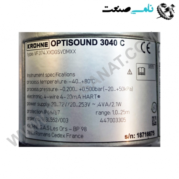 OPTI SOUND 3040 C, واردات قطعات ,PEPERL FUCHS نامی صنعت,تجهیزات صنعتی,نمایندگی فروش سایر برند ها,نمایندگی فوش ایر برند های ABB,NAMISANAT,IFM,پترو شیمی ,فولاد,شرکت بازرگانی,نامی ,صنعت, سایر سیستم ها,سیستم ها ,وکانکتور,مانیتور  ind.electronics,الکترونیک صنعتی,Encoders MEASUREMENT ,&INSTRUMENT,اندازه گیری و ابزار دقیق ind.power,برق صنعتی , Induction welding,,جوش القایی, hydraulic-pneumatic,هیدرولیک OPTISOUND3040C,OPTISOUND3040,OPTISOUND304,OPTISOUND30,OPTISOUND3,OPTISOUND,OPTISOUN,OPTISOU,OPTISO,OPTIS,OPTI,OPT,OP KROHNE,FLOW METER,MEASURMENT & INSTRUMENT,KROHNE OPTISOUND 3040 C,Ultrasonic Level Gauge,Level measurement during processing and storage of solids. https:,,www.namisanat.com,per,,https:,,www.namisanat.co ابزاردقیق,اندازه گیری و ابزار دقیق,فلومتر,فلومتر اپتی سوند سی چهل,کروهنه,خرید فلومتر,فلومتر کرونه,کروهنه,خرید ابزار دقیق,سطح سنج اولتراسونیک کرونه,سطح سنج,کرونه,اولترا سوییچ,لول متر سطح  سطح‌سنج التراسونیک کرونه (KROHNE) یک دستگاه اندازه‌گیری سطح است که از امواج فراصوتی برای تعیین سطح سیالات و جامدات استفاده می‌کند. این ابزار معمولاً در صنایع نفت و گاز، صنایع شیمیایی، آب و فاضلاب و سایر صنایع برای اندازه‌گیری سطح مخازن، لوله‌ها و غیره استفاده می‌شود.  عملکرد سطح‌سنج التراسونیک کرونه: 1. ارسال امواج فراصوتی: سطح‌سنج التراسونیک، امواج صوتی با فرکانس بالا (فراصوتی) را به سمت سطح سیال یا جامد ارسال می‌کند.  2. بازتاب امواج: این امواج پس از برخورد با سطح، بازتاب می‌شوند و به سمت سنسور دستگاه برمی‌گردند.  3. اندازه‌گیری زمان بازگشت: دستگاه زمان بین ارسال و دریافت امواج بازتابی را اندازه‌گیری می‌کند.  4. محاسبه سطح: با توجه به سرعت حرکت امواج فراصوتی و زمان بازگشت، دستگاه سطح سیال یا جامد را محاسبه می‌کند.  مزایای سطح‌سنج التراسونیک کرونه: دقت بالا: سطح‌سنج‌های التراسونیک می‌توانند سطح سیالات و جامدات را با دقت بالایی اندازه‌گیری کنند.  قابلیت استفاده در شرایط سخت: این دستگاه‌ها می‌توانند در محیط‌های سخت و خطرناک مانند صنایع شیمیایی و نفت و گاز استفاده شوند.  غیر تماسی: سطح‌سنج‌های التراسونیک روشی غیر تماسی برای اندازه‌گیری سطح ارائه می‌دهند، به این معنی که با سطح در تماس نیستند و به این ترتیب از آسیب رساندن به آن جلوگیری می‌کنند.  کاربرد گسترده: این ابزار در صنایع مختلف برای اندازه‌گیری سطح سیالات، جامدات، خمیرها و پودرها استفاده می‌شود.  کاربردها: صنایع نفت و گاز: اندازه‌گیری سطح مخازن نفت، گاز و مواد نفتی. صنایع شیمیایی: اندازه‌گیری سطح مخازن مواد شیمیایی خورنده و غیر خورنده. صنایع آب و فاضلاب: اندازه‌گیری سطح مخازن آب، فاضلاب و تصفیه‌خانه‌ها. صنایع مواد غذایی: اندازه‌گیری سطح مخازن مواد غذایی مانند شیر و روغن. صنایع تولید: اندازه‌گیری سطح مخازن مواد شیمیایی، پلاستیک، پودر و غیره.  نکات مهم: تاثیر دما: دما می‌تواند بر سرعت حرکت امواج فراصوتی تأثیر بگذارد، بنابراین در برخی موارد ممکن است لازم باشد سنسور دمایی نیز نصب شود تا داده‌های دقیق‌تری به دست آید. غلظت غبار: سطح‌سنج‌های التراسونیک در محیط‌هایی با غبار غلیظ ممکن است عملکرد خود را از دست بدهند، بنابراین باید در انتخاب سطح‌سنج دقت شود. سرعت جریان: در برخی موارد، سرعت جریان سیال یا جامد می‌تواند بر نتایج اندازه‌گیری سطح تأثیر بگذارد، بنابراین باید در محاسبات این عامل نیز در نظر گرفته شود.  سطح‌سنج التراسونیک کرونه ابزاری دقیق و قابل اعتماد است که برای اندازه‌گیری سطح در صنایع مختلف کاربرد دارد. با در نظر گرفتن نکات مهم و انتخاب سطح‌سنج مناسب، می‌توان از این ابزار برای دستیابی به نتایج دقیق و قابل اعتماد استفاده کرد.