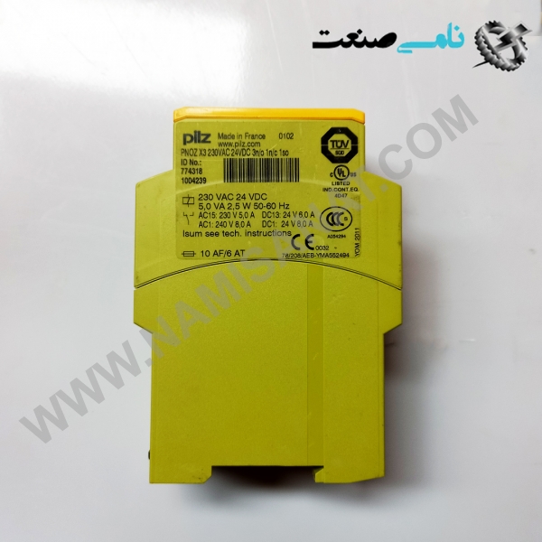 PNOZ X3, PNOZ X3,PNOZ X,PNOZ ,PNOZ,PN,PN,PNOZ X3,ind.electronics,الکترونیک صنعتی, MEASUREMENT ,&INSTRUMENT,اندازه گیری و ابزار دقیق ind.power,برق صنعتی , Induction welding,,جوش القایی, hydraulic-pneumatic,,هیدرولیک-پنوماتیک, واردات قطعات ,PILZ,RELAY,