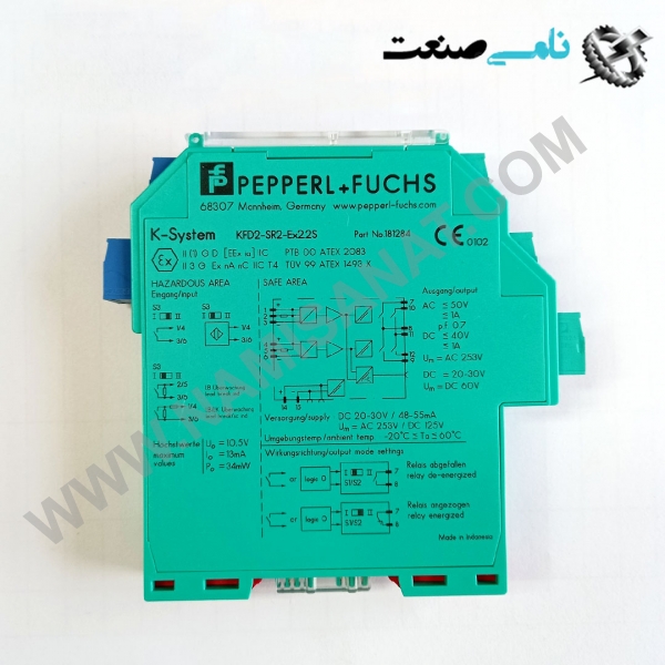 KFD2-SR2-EX2.2S,  03-واردات قطعات ,PEPERL FUCHS نامی صنعت,تجهیزات صنعتی,نمایندگی فروش سایر برند ها,نمایندگی فوش ایر برند های ABB,NAMISANAT,IFM,پترو شیمی ,فولاد,شرکت بازرگانی,نامی ,صنعت, سسایر سیستم ها,سیستم ها ,وکانکتور,مانیتور ind.electronics,الکترونیک صنعتی, MEASUREMENT ,&INSTRUMENT,اندازه گیری و ابزار دقیق ind.power,برق صنعتی , Induction welding,,جوش القایی, hydraulic-pneumatic,,هیدرولیک-پنوماتیک, واردات قطعات KFD2-SR2-EX2.2S,KFD2-SR2-EX2,KFD2-SR2-E,KFD2-SR,KFD2-S,KFD2,KFD,K,  RELAY  P+F