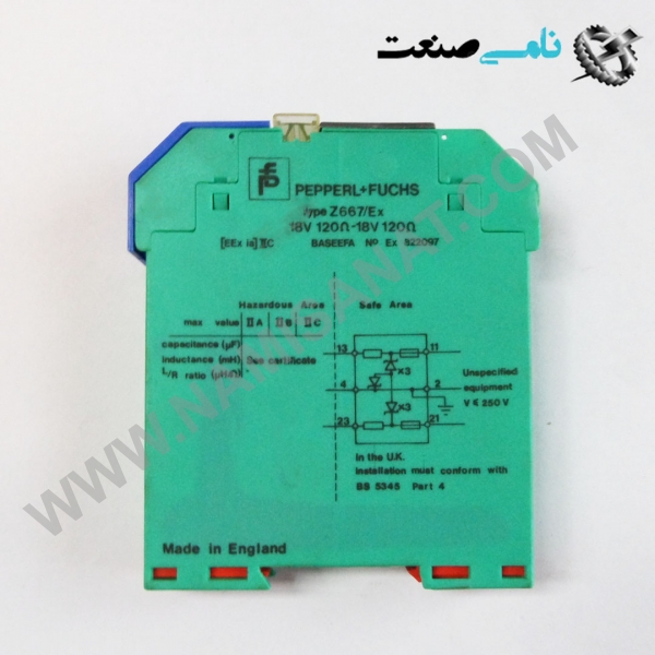 Z667/EX, واردات قطعات ,PEPERL FUCHS نامی صنعت,تجهیزات صنعتی,نمایندگی فروش سایر برند ها,نمایندگی فوش ایر برند های ABB,NAMISANAT,IFM,پترو شیمی ,فولاد,شرکت بازرگانی,نامی ,صنعت, سسایر سیستم ها,سیستم ها ,وکانکتور,مانیتور ind.electronics,الکترونیک صنعتی, MEASUREMENT ,&INSTRUMENT,اندازه گیری و ابزار دقیق ind.power,برق صنعتی , Induction welding,,جوش القایی, hydraulic-pneumatic,,هیدرولیک-پنوماتیک, واردات قطعات Z667,EX,Z667,E,Z667,Z66,Z6,Z,  relay  p+f