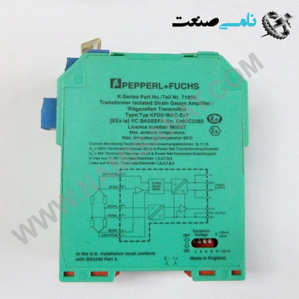KFD2-WAC-EX1, واردات قطعات ,PEPERL FUCHS نامی صنعت,تجهیزات صنعتی,نمایندگی فروش سایر برند ها,نمایندگی فوش ایر برند های ABB,NAMISANAT,IFM,پترو شیمی ,فولاد,شرکت بازرگانی,نامی ,صنعت, سسایر سیستم ها,سیستم ها ,وکانکتور,مانیتور ind.electronics,الکترونیک صنعتی, MEASUREMENT ,&INSTRUMENT,اندازه گیری و ابزار دقیق ind.power,برق صنعتی , Induction welding,,جوش القایی, hydraulic-pneumatic,,هیدرولیک-پنوماتیک, واردات قطعات KFD2-WAC-EX1,KFD2-WAC-E,KFD2-WAC,KFD2-WA,KFD2-W,KFD2,KFD,KF,K,  relay  p+f