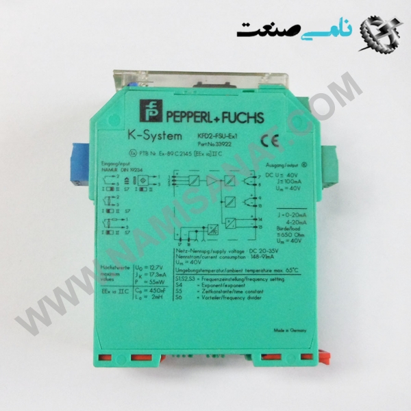 KFD2-FSU-EX1, واردات قطعات ,PEPERL FUCHS نامی صنعت,تجهیزات صنعتی,نمایندگی فروش سایر برند ها,نمایندگی فوش ایر برند های ABB,NAMISANAT,IFM,پترو شیمی ,فولاد,شرکت بازرگانی,نامی ,صنعت, سسایر سیستم ها,سیستم ها ,وکانکتور,مانیتور ind.electronics,الکترونیک صنعتی, MEASUREMENT ,&INSTRUMENT,اندازه گیری و ابزار دقیق ind.power,برق صنعتی , Induction welding,,جوش القایی, hydraulic-pneumatic,,هیدرولیک-پنوماتیک, واردات قطعات KFD2-FSU-EX1,KFD2-FSU-EXmKFD2-FSU,KFD2,KFD,KF,k,  relay  p+f