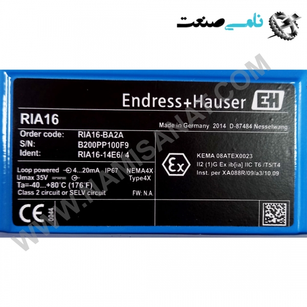RIA16    RIA16-BA2A,  واردات قطعات ,PEPERL FUCHS نامی صنعت,تجهیزات صنعتی,نمایندگی فروش سایر برند ها,نمایندگی فوش ایر برند های ABB,NAMISANAT,IFM,پترو شیمی ,فولاد,شرکت بازرگانی,نامی ,صنعت, سسایر سیستم ها,سیستم ها ,وکانکتور,مانیتور ind.electronics,الکترونیک صنعتی, MEASUREMENT ,&INSTRUMENT,اندازه گیری و ابزار دقیق ind.power,برق صنعتی , Induction welding,,جوش القایی, hydraulic-pneumatic,,هیدرولیک-پنوماتیک, واردات قطعات RIA16    RIA16-BA2A,RIA16    RIA16-BA,RIA16    RIA16,RIA16    RIA,RIA16,RIA,R,  System products Process monitoring  E+H